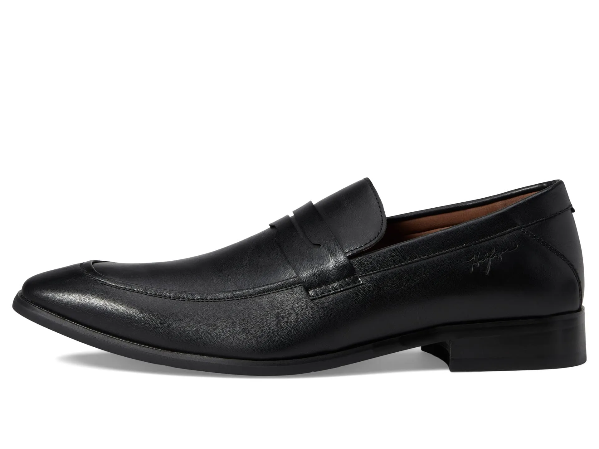 Tommy Hilfiger Men's Black Simol Penny Loafers