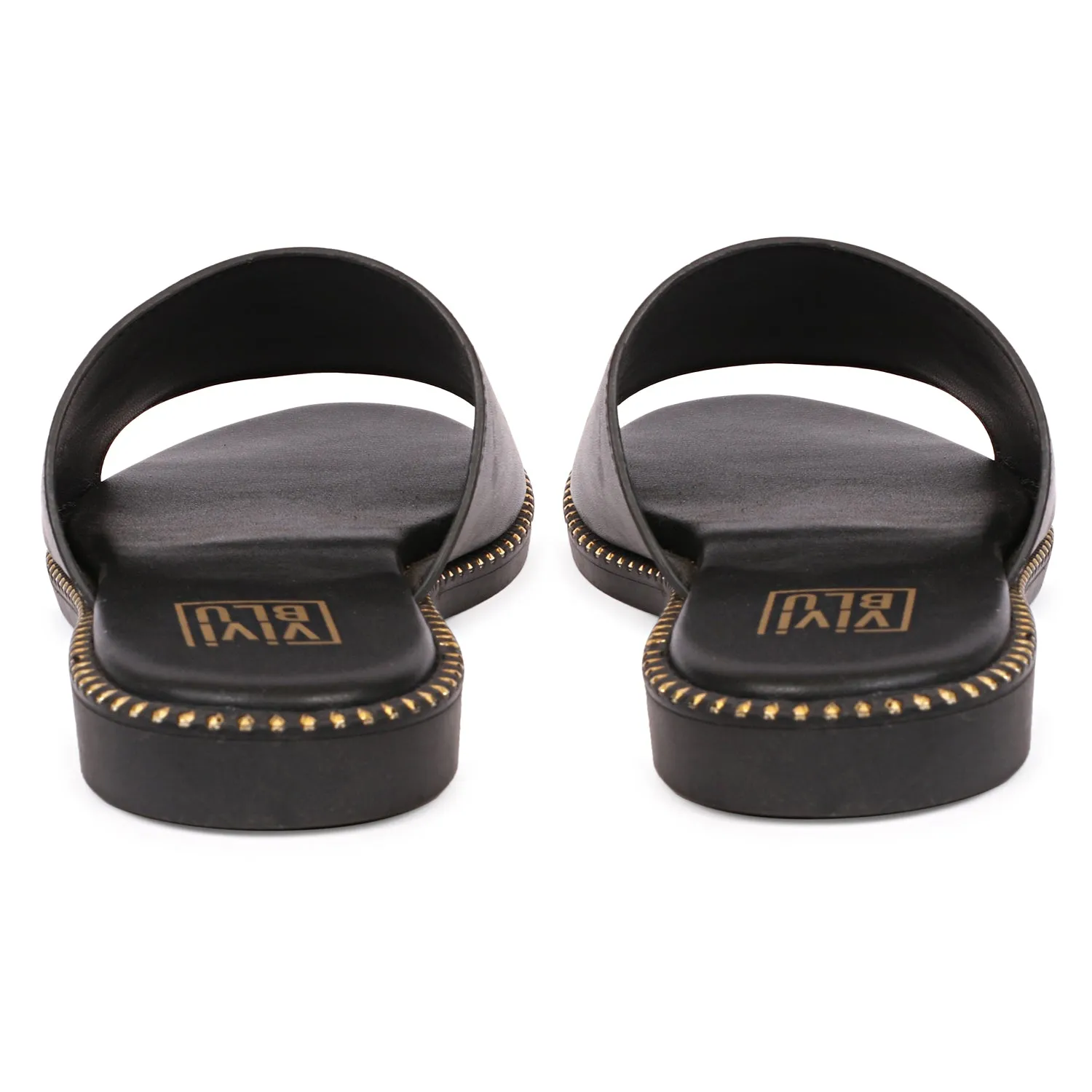 Vivi Blu - Kalina Flats Footwear - Black
