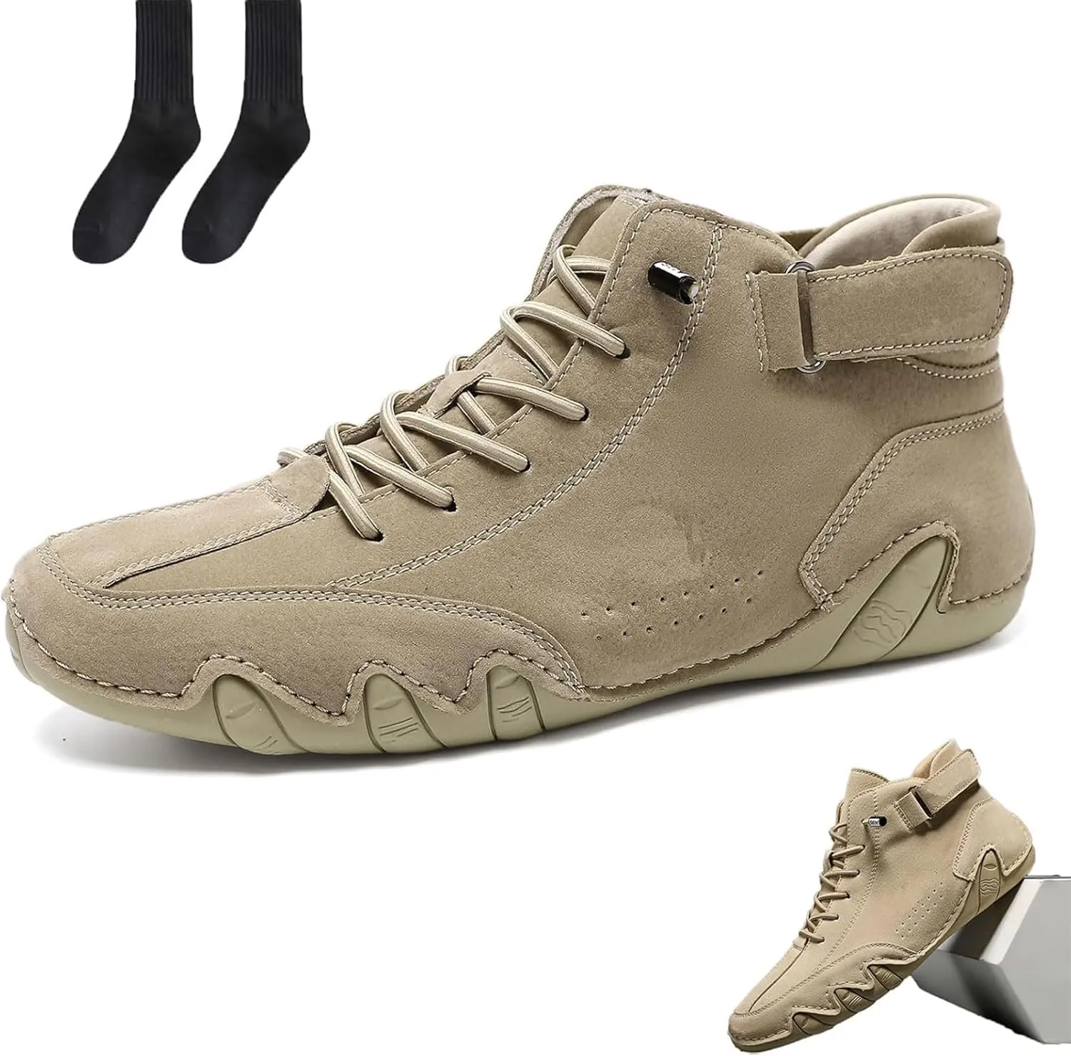 Vogany Shoes Orthopedic Sneakers for Women and Men,Vogldeck - Waterproof and Breathable Orthopedic Shoes Handmade Suede Unisex Outdoor Shoe Driving
