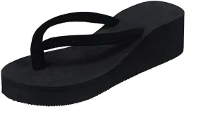 Women Platform Flip Flops Wedge Flip Flops Pool Thongs Lightweight Summer Beach Sandals Wedge Slipper Shoes