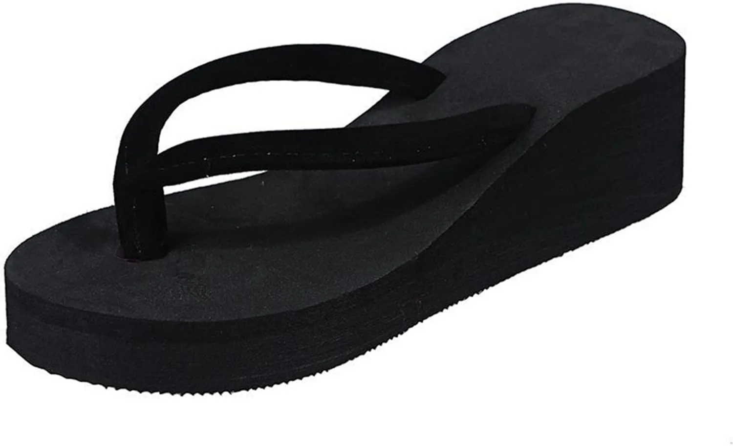 Women Platform Flip Flops Wedge Flip Flops Pool Thongs Lightweight Summer Beach Sandals Wedge Slipper Shoes