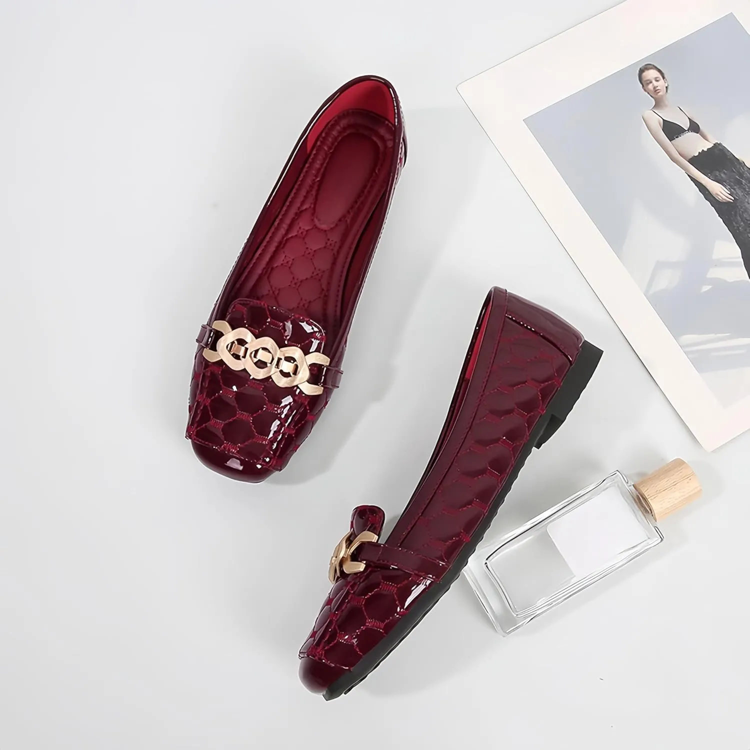 Women's Loafers Flats Casual Comfort Ladies Walking Shoes Moccasin Penny Loafers Slip On Work Shoes